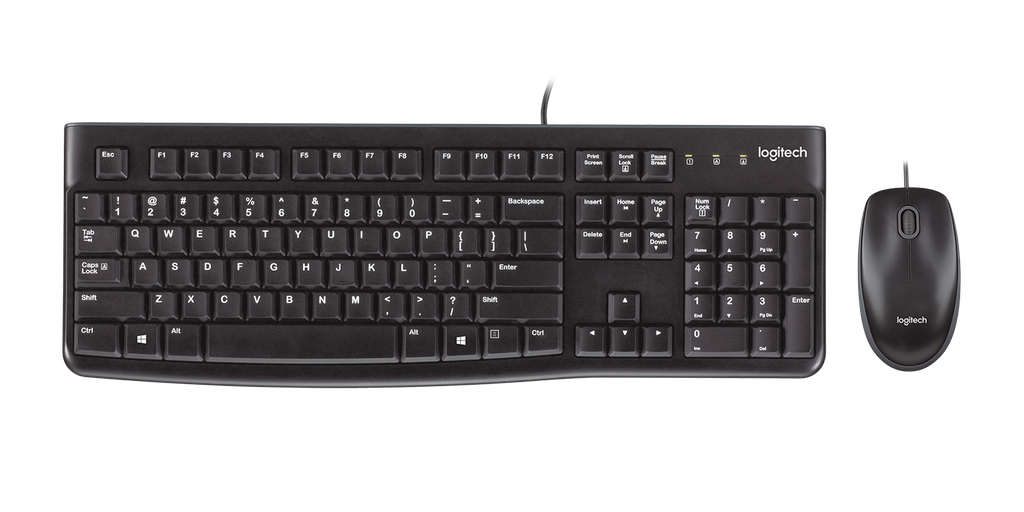 Logitech Desktop MK120 - Juego de teclado y ratón - USB